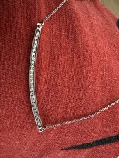 qvc diamonique necklace Bar