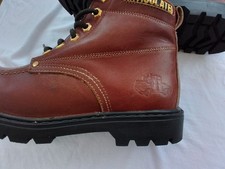 Mens Tan Leather Walking Boots