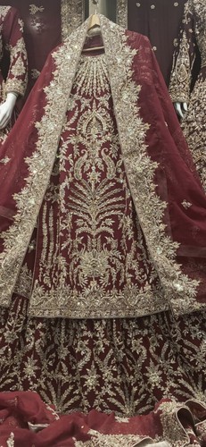 Wedding farshi lehnga maronn - ,