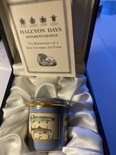 Halcyon Days Enamel Box With
