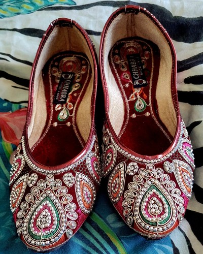 Chhabra shoe embroidered