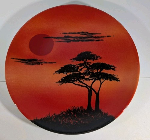 Poole pottery african - african, sky
