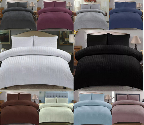 Seersucker duvet quilt cover - duvet,