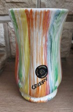 Colourful Vintage Barn Pottery Devon Celery Pot