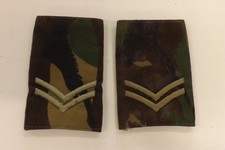 2 MILITARY SHOULDER INSIGNIA