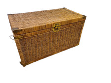 Vintage Chest Crate Wicker