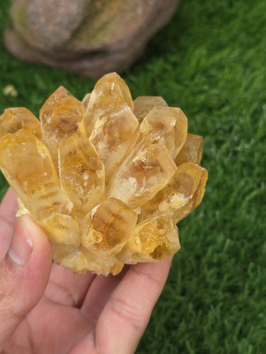 Natural citrine crystal golden - crystal,