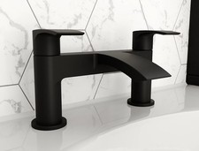 Belani Matt Black Bath Filler Tap - Tap Only