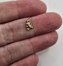Yellow Gold Teddy Bear Charm