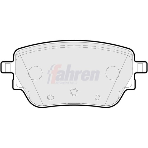Brake pads set for - for, mercedes