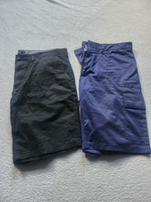 ☆MENS X2 F&F TESCO CHINO/CARGO SHORTS SIZE 38/40☆