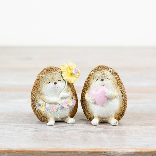 Hedgehog pair resin - hedgehog,