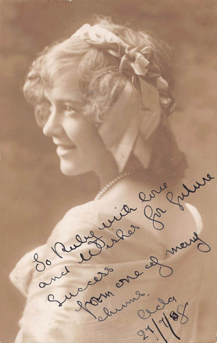 Postcard edwardian actress - -,