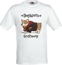 DOGWARTS GRYFFIN CORGI  FULL COLOR SUBLIMATION HARRY POTTER T SHIRT