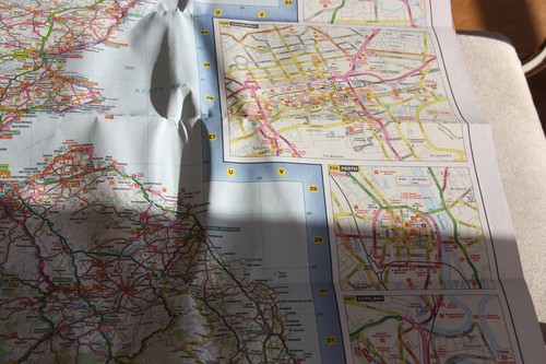 Tour map scotland - map,