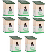 8 x BIRD NESTING NEST BOX