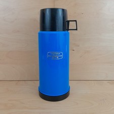 Vintage Thermos Flask 1L Blue