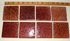 8 Antique tiles, found bottle digging .