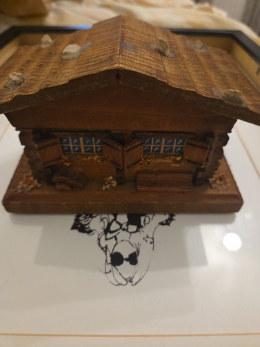 Vintage swiss chalet wooden - vintage,