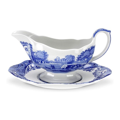 Spode blue italian gravy - blue, 9