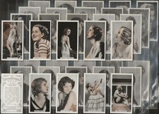 HILL (RJ)-FULL SET- CINEMA CELEBRITIES 1936 (ANONYMOUS 35 CARDS) EXCELLENT