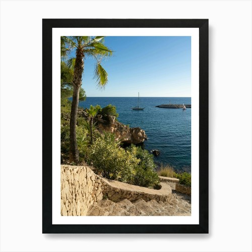 Stone steps lead into - , a