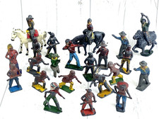 Vintage Lead/Metal Cowboys, indians & Horses Collection incl Britains