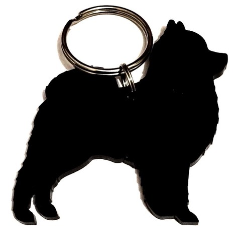 Pomeranian dog keyring - pomeranian,