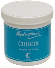 Hydrophane Cribox Ointment deterring horses from crib-biting & gnawing wooden...