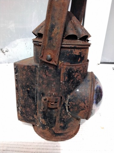 Antique railway signal - railway, oil