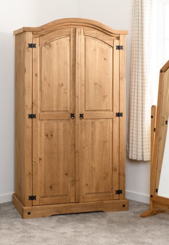 Solid waxed pine door - solid, 2