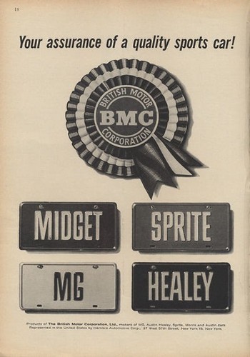 1962 bmc england - bmc, of