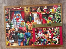 SANTA’s TOYSHOP  Marks  & Spencer Christmas Festive 1000 Piece Jigsaw  Puzzle