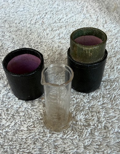 Antique minim measure glass