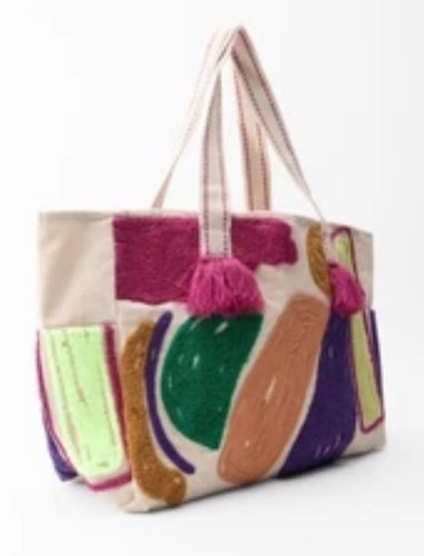 Zara printed tote bag - ,