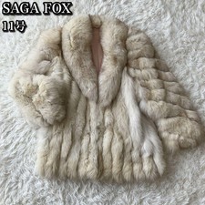 SAGA FOX Real Fox Fur Coat