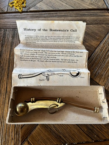 Vintage boatswain call - vintage, boatswain’s