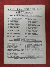 WHU v LEYTON ORIENT |