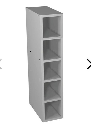 Magnet high gloss grey - grey, 5-shelf