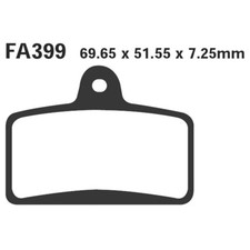PAIR OF PADS EBC FA399 DERBI