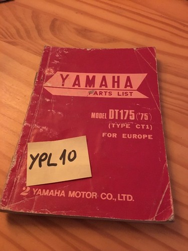 Yamaha parts list - list, dt175