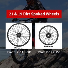 Black wheels set for - 21/19,