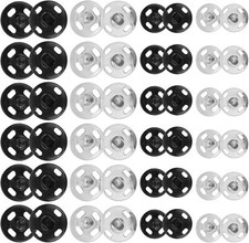 10 Snap Press Fasteners Studs Button Buttons Tool Metal Kit Popper sizes