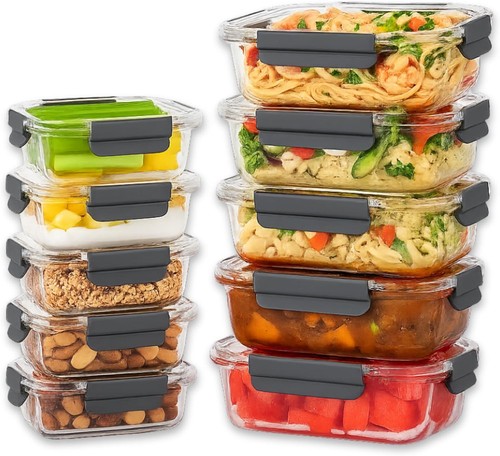 Pack glass food - 10, storage
