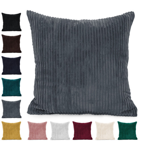 Plain cushion covers corduroy - cushion,