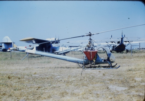 1980s bell 47g crop duster - 1980s,