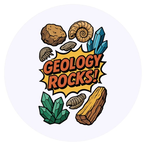 Geology rocks stickers - 24,