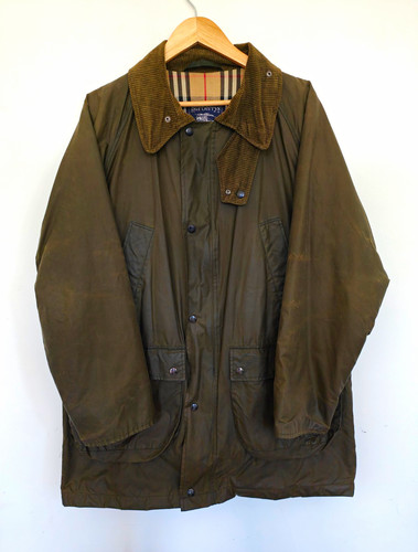 Vintage burberrys waxed cotton - vintage,