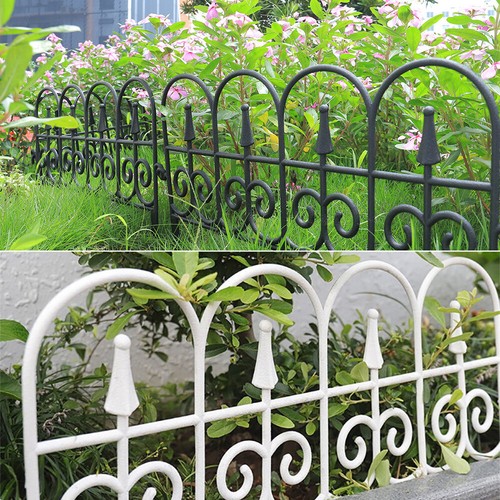 Metal effect plastic garden - metal,
