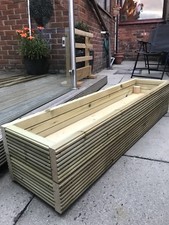 Wooden Garden Decking Planter-